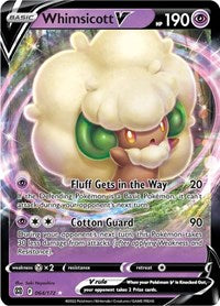 Whimsicott V - 64/216 - Holofoil - NM - Ultra Rare - SWSH09: Brilliant Stars