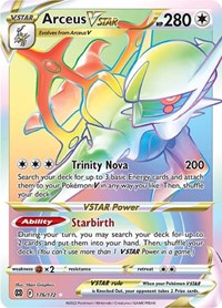 Arceus VSTAR Secret - 176/172 - Holofoil - NM - Secret Rare - Brilliant Stars