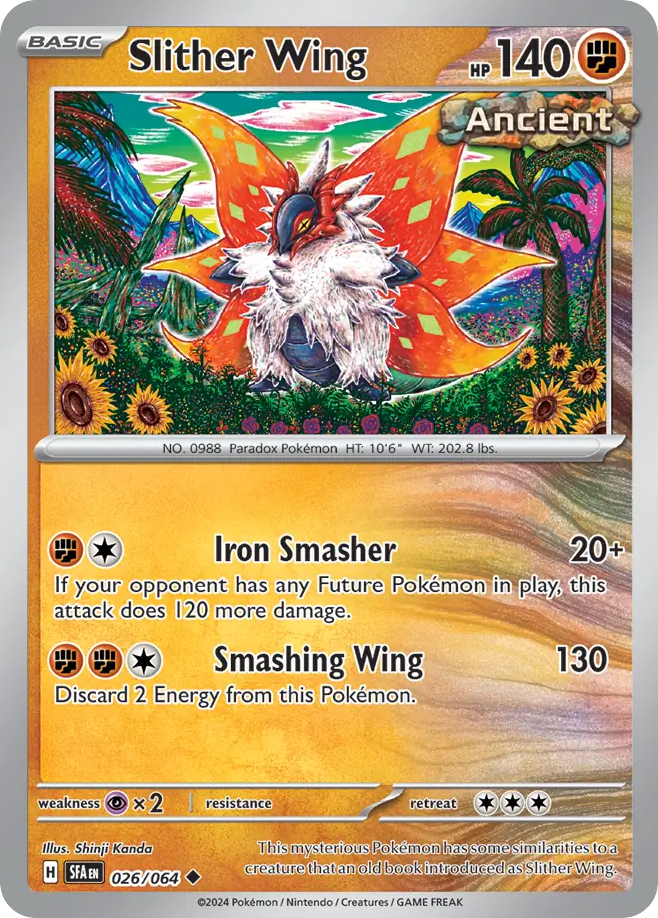 Slither Wing - 26/64 - Reverse Holofoil - NM - Uncommon - Shrouded Fable