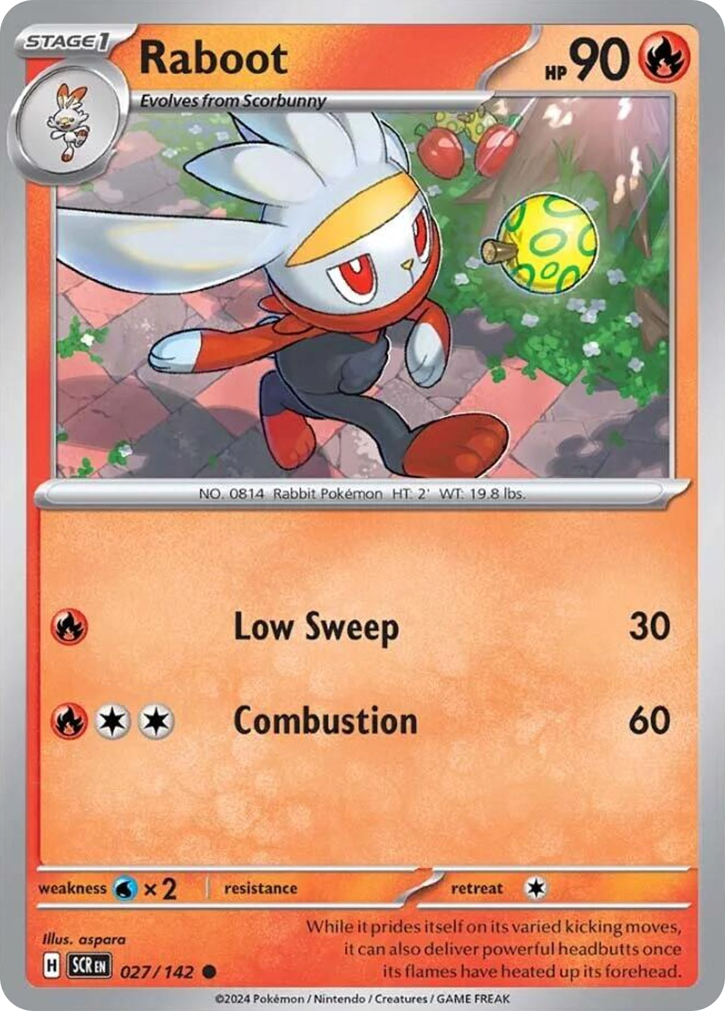 Raboot - 27/142 - Normal - NM - Common - Stellar Crown