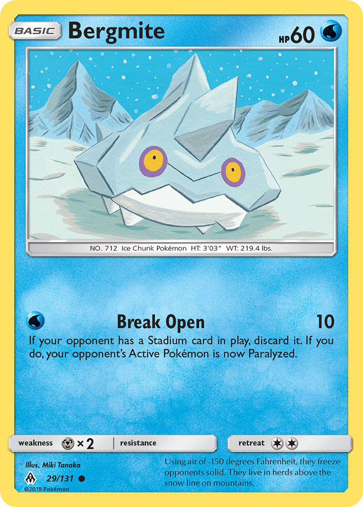 Bergmite - 29/131 - Normal - NM - Common - Forbidden Light