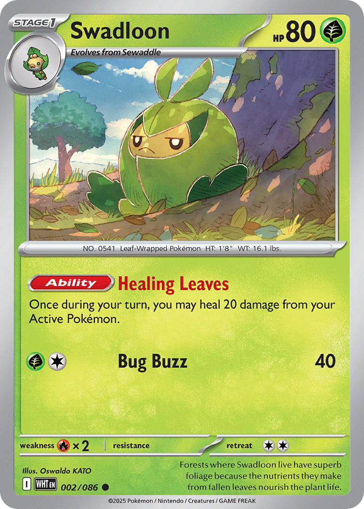 Swadloon - 2/86 - Reverse Holofoil - NM - Common - White Flare