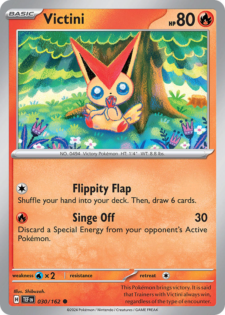 Victini - 30/162 - Normal - NM - Common - Temporal Forces
