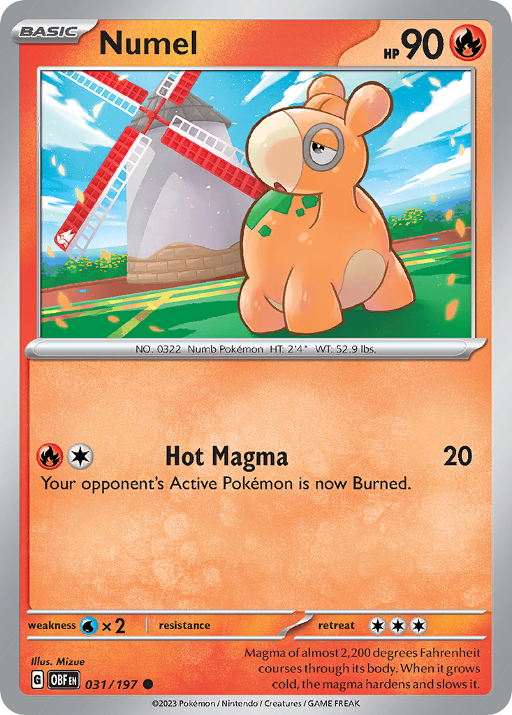 Numel - 31/197 - Normal - NM - Common - Obsidian Flames