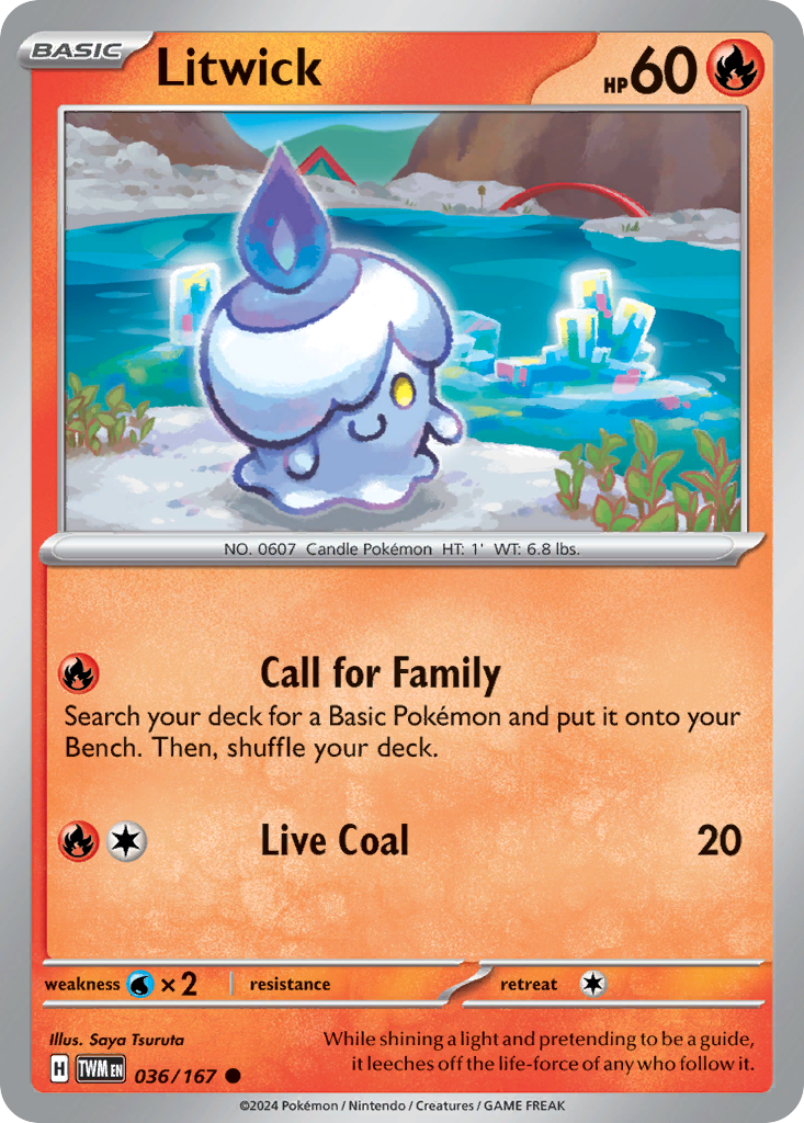 Litwick - 36/167 - Normal - NM - Common - Twilight Masquerade