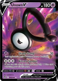Unown V - 65/195 - Holofoil - NM - Ultra Rare - Silver Tempest