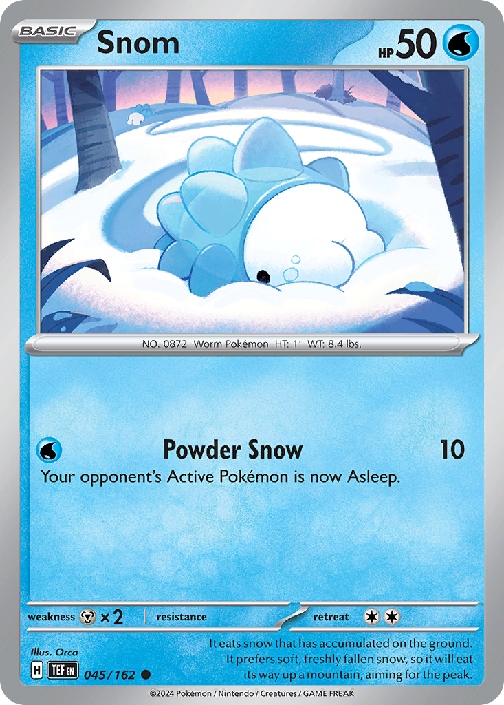 Snom - 45/162 - Reverse Holofoil - NM - Common - Temporal Forces