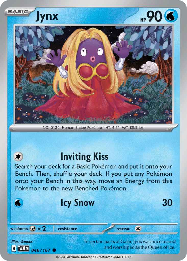 Jynx - 46/167 - Normal - NM - Common - Twilight Masquerade