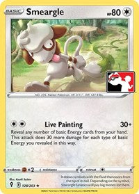 Smeargle - 128/203 - Holofoil - NM - Rare - Prize Pack Series One