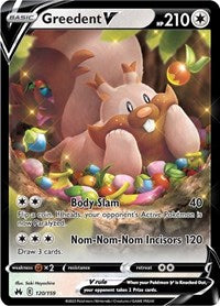 Greedent V - 120/159 - Holofoil - NM - Ultra Rare - Crown Zenith