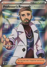 Professors Research Professor Turo - 241/198 - Holofoil - NM - Ultra Rare - Scarlet & Violet Base Set