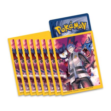 Pokemon TCG: Cyrus Premium Tournament Collection Card Sleeves - Cyrus (65-Pack) - Pokemon International Card Sleeves