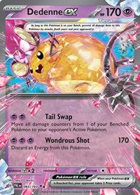 Dedenne ex - 093/193 - Holofoil - NM - Double Rare - SV02: Paldea Evolved