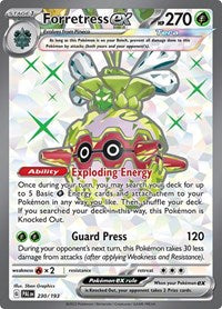 Forretress ex - 230/193 - Holofoil - NM - Ultra Rare - Paldea Evolved