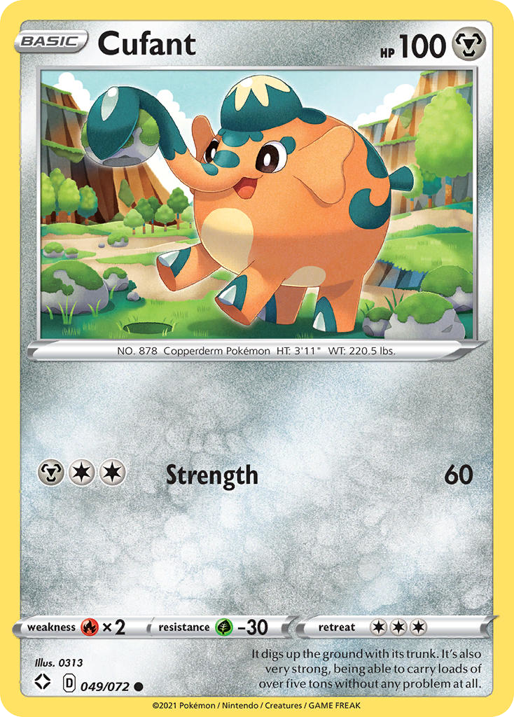 Cufant - 49/72 - Normal - NM - Common - Shining Fates