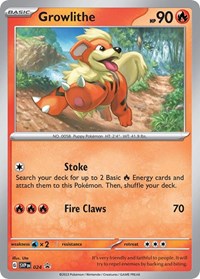 Growlithe - 24 - Holofoil - NM - Promo - Scarlet & Violet Promo