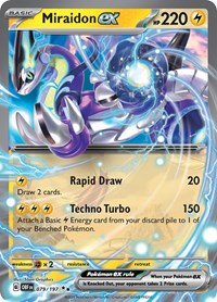 Miraidon ex - 79/230 - Holofoil - NM - Double Rare - SV03: Obsidian Flames