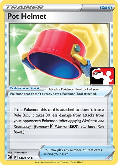 Pot Helmet - 146/172 - Holofoil - NM - Uncommon - Prize Pack Series Three