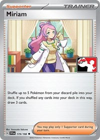 Miriam - 179/198 - Holofoil - NM - Uncommon - Prize Pack Series Three