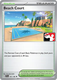 Beach Court - 167/198 - Holofoil - NM - Uncommon - Prize Pack Series Three