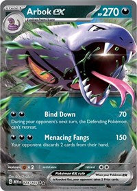 Arbok ex - 24/165 - Holofoil - NM - Double Rare - SV: 151