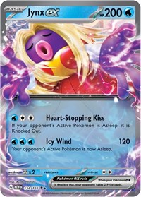 Jynx ex - 124/165 - Holofoil - NM - Double Rare - SV: 151