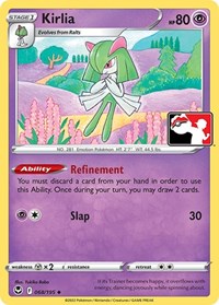Kirlia - 68/195 - Holofoil - NM - Uncommon - Prize Pack Series Three