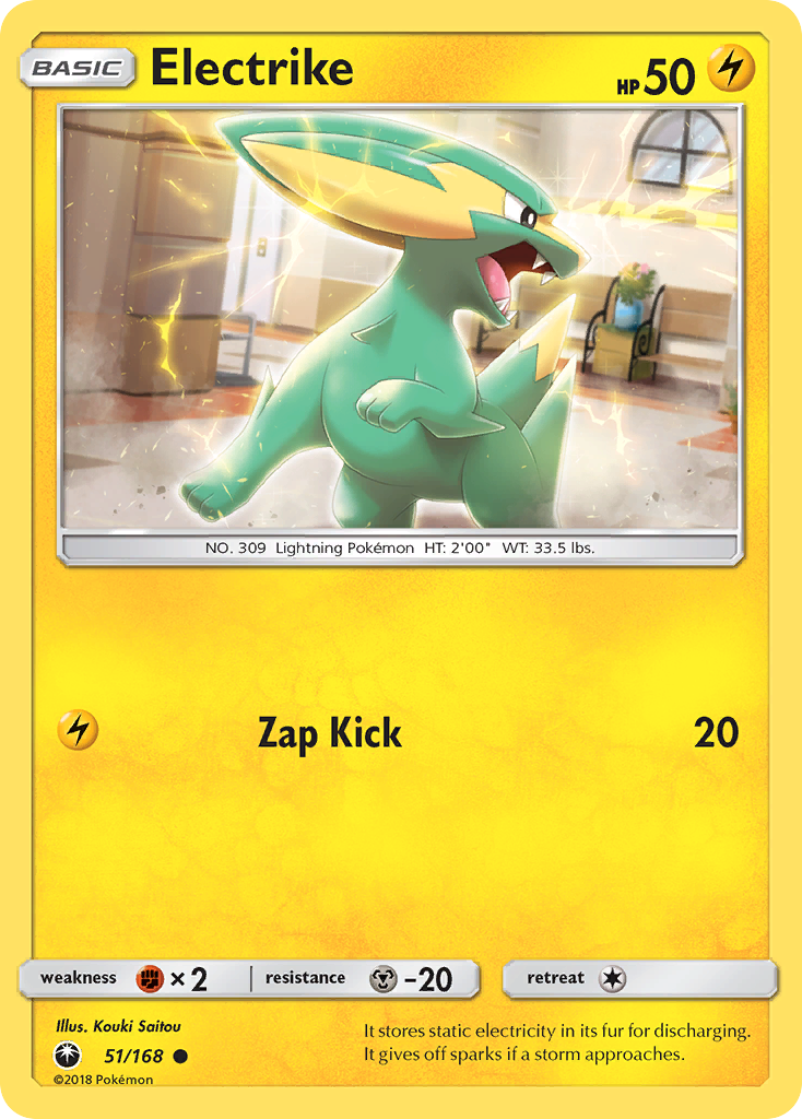 Electrike - 51/168 - Normal - NM - Common - Celestial Storm