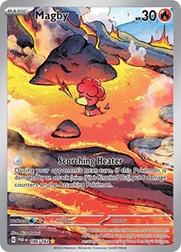Magby - 186/182 - Holofoil - NM - Illustration Rare - Paradox Rift