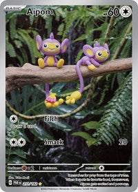 Aipom - 211/182 - Holofoil - NM - Illustration Rare - Paradox Rift