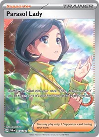 Parasol Lady - 255/182 - Holofoil - NM - Special Illustration Rare - Paradox Rift