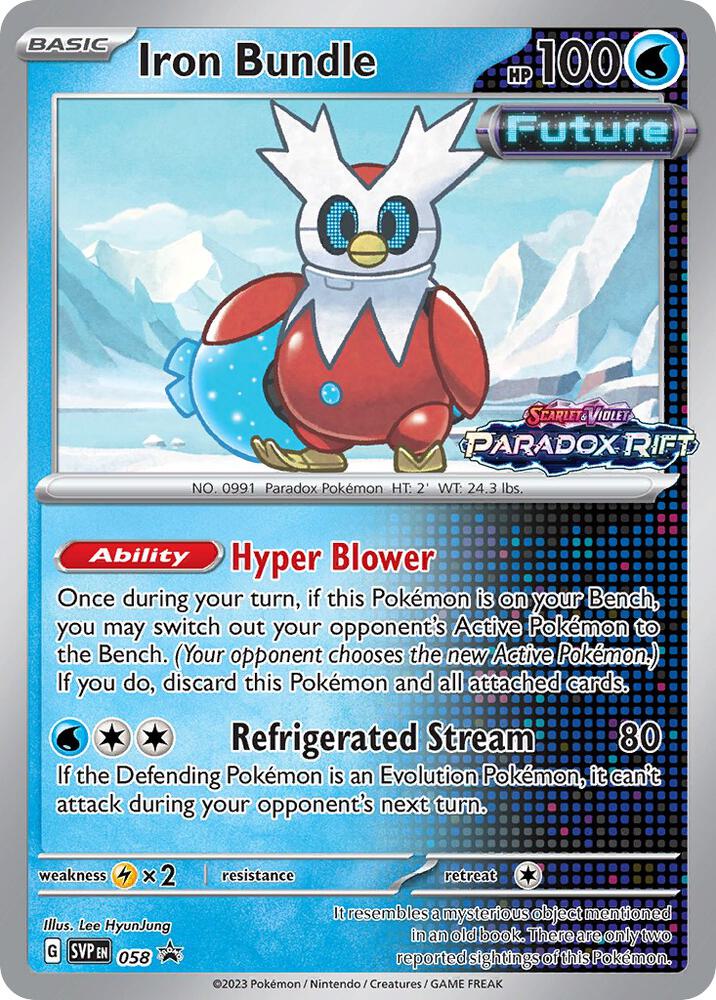 Iron Bundle (Prerelease) - 58 - Holofoil - NM - Promo - Scarlet & Violet Promo