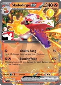 Skeledirge ex - 37/193 - Normal - NM - Double Rare - Prize Pack Series One