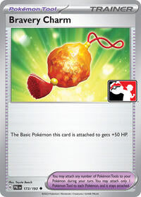 Bravery Charm - 173/193 - Holofoil - NM - Uncommon - Prize Pack Series One