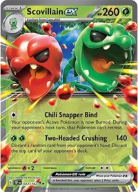 Scovillain ex - 22/162 - Holofoil - NM - Double Rare - Temporal Forces