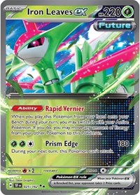 Iron Leaves ex - 025/162 - Holofoil - NM - Double Rare - SV05: Temporal Forces
