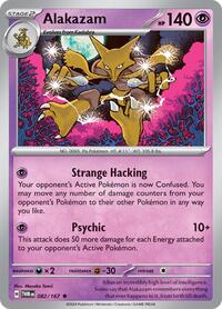 Alakazam - 82/167 - Holofoil - NM - Rare - Twilight Masquerade