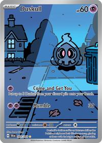 Duskull - 68/64 - Holofoil - NM - Illustration Rare - Shrouded Fable
