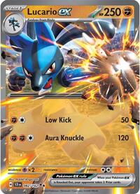 Lucario ex - 82/175 - Holofoil - NM - Double Rare - SV07: Stellar Crown