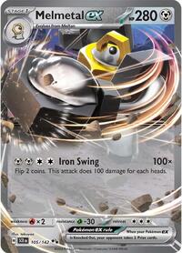 Melmetal ex - 105/175 - Holofoil - NM - Double Rare - SV07: Stellar Crown
