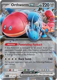 Orthworm ex - 110/142 - Holofoil - NM - Double Rare - SV07: Stellar Crown