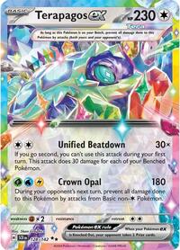Terapagos ex - 128/142 - Holofoil - NM - Double Rare - SV07: Stellar Crown