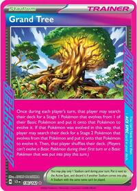 Grand Tree - 136/175 - Holofoil - NM - ACE SPEC Rare - SV07: Stellar Crown