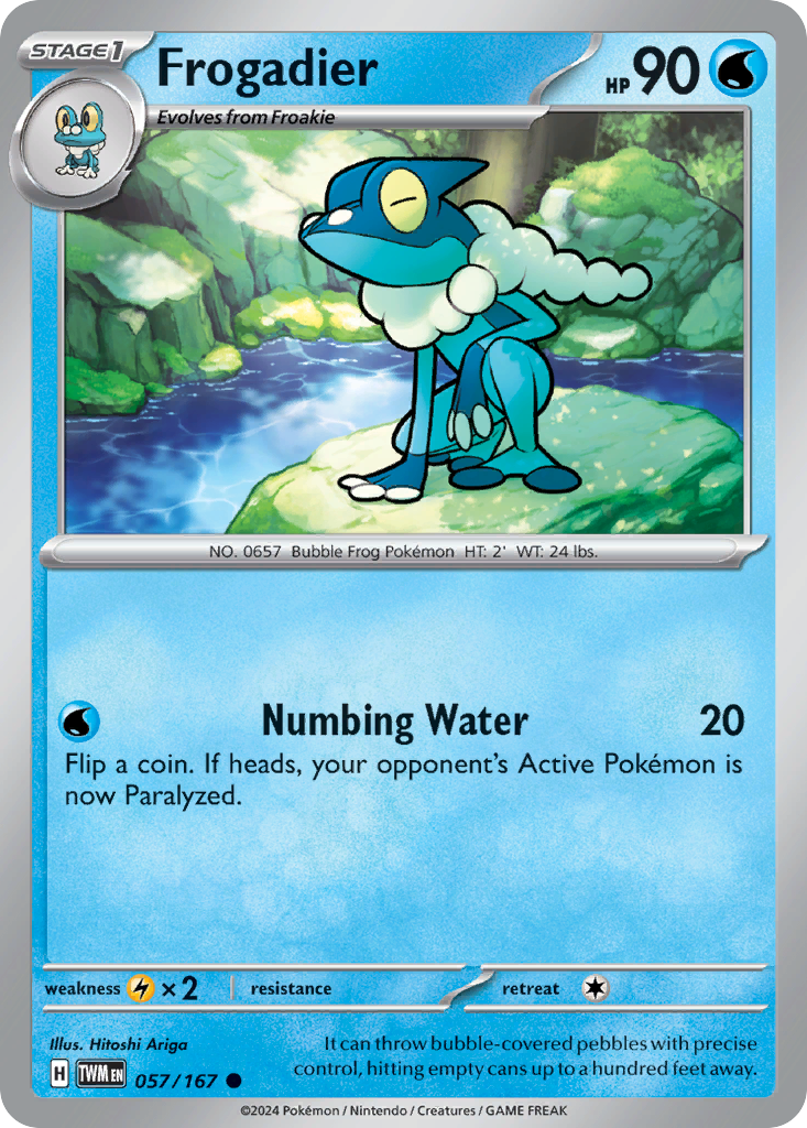 Frogadier - 57/167 - Normal - NM - Common - Twilight Masquerade