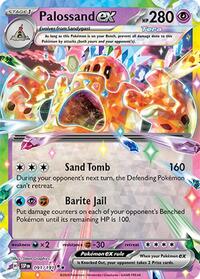 Palossand ex - 091/191 - Holofoil - NM - Double Rare - SV08: Surging Sparks