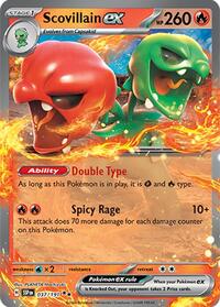 Scovillain ex - 037/191 - Holofoil - NM - Double Rare - SV08: Surging Sparks