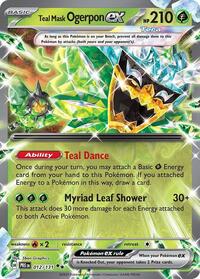 Teal Mask Ogerpon ex - 012/131 - Holofoil - NM - Double Rare - SV: Prismatic Evolutions