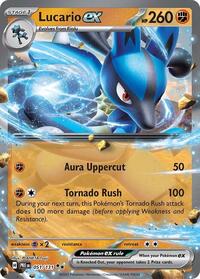 Lucario ex - 51/91 - Holofoil - NM - Double Rare - SV: Prismatic Evolutions