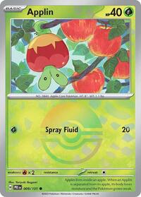 Applin Poke Ball Pattern - 9/131 - Poke Ball - NM - Common - Prismatic Evolutions