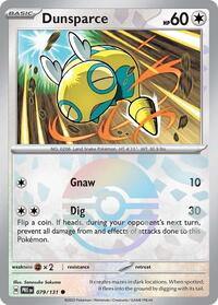 Dunsparce Poke Ball Pattern - 79/131 - reverseholofoil-pokeballpattern - NM - Common - Prismatic Evolutions